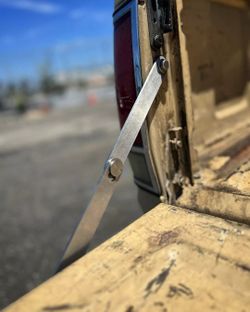 Nissan 720 Stainless Steel Tailgate Hinge Supports 