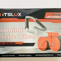ITSLUX Abdominal Exercise Wheelhouse Fitness Orange 