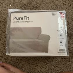 Oversized Grey Couch Cover