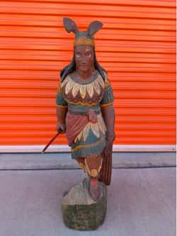 Wooden vintage of warrior