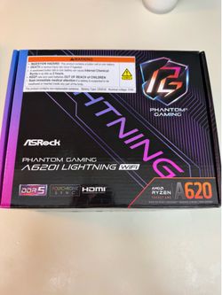asrock phantom gaming a620i- sealed