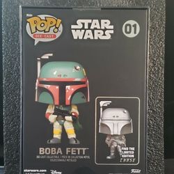 BOBA FETT DIE CAST FUNKO POP