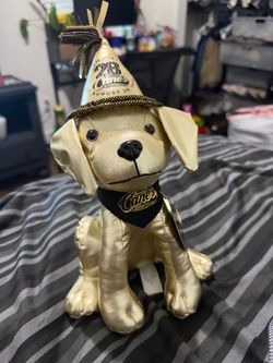 Raising Canes 28th Golden Birthday Plush Puppy Dog 2024 NWT