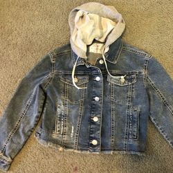 Justice Jean jacket Girls size 8