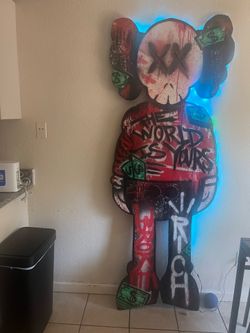 Custom art piece based off KAWS