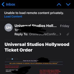 Universal Studios Hollywood Tix