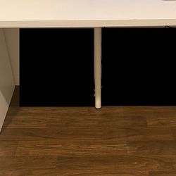 Ikea Long Desk w/ Alex Drawers 