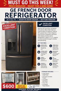 GE French Door Refrigerator