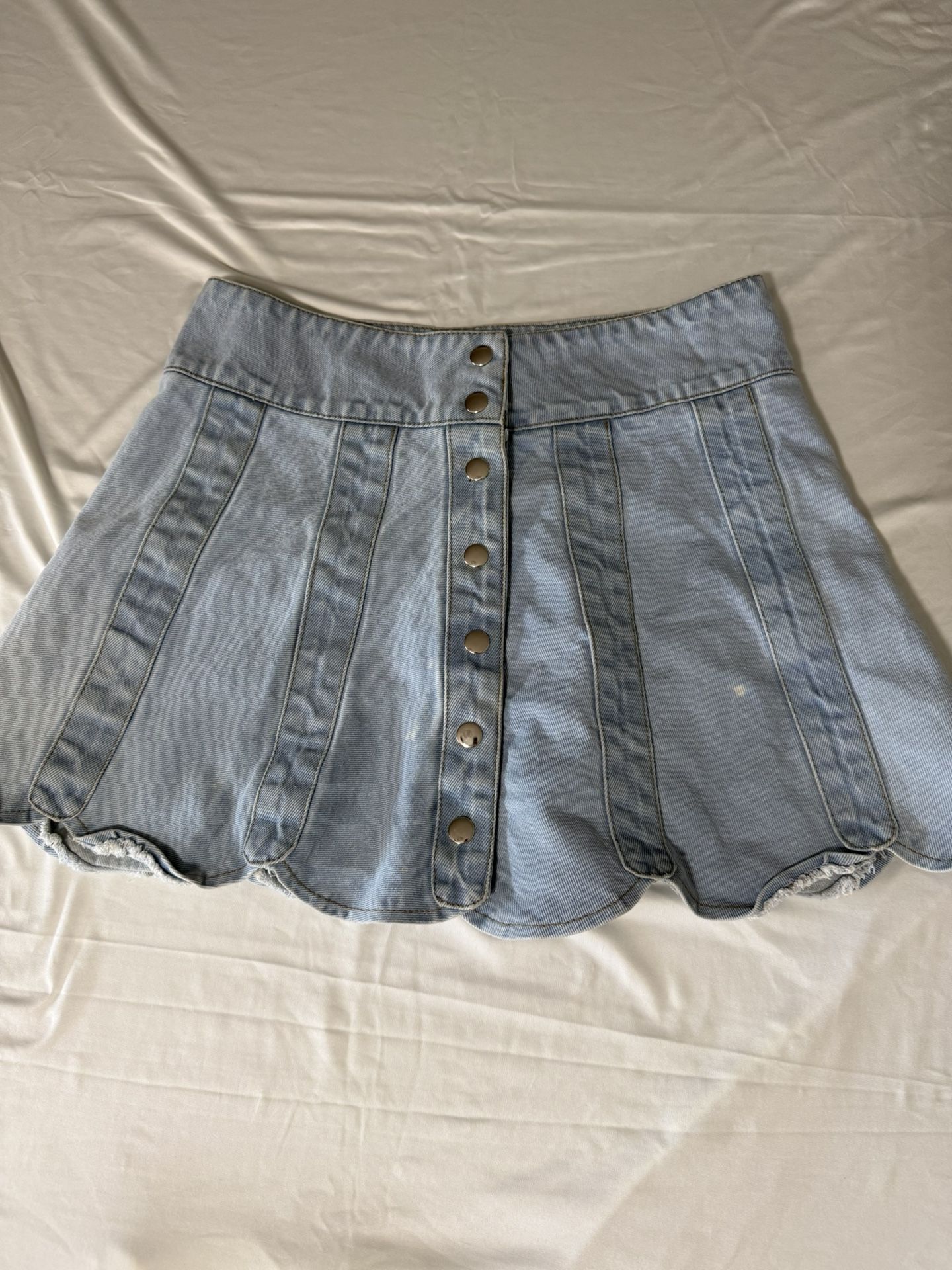 Western Denim Skirt
