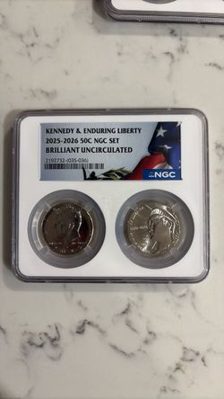 Kennedy & Enduring Liberty 2025-2026 50C NGC Set