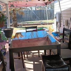 Dinning Room Table,4 Chairs,2 Stools