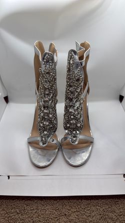 Silver Olivia Ferguson Pumps