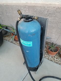 Hydroforce water softener with stand
