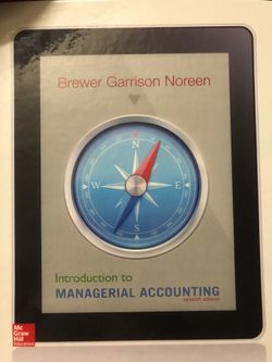Introduction to Managerial Accounting textbook