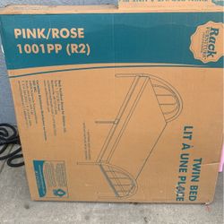 Pink/Rose Twin Bed Frame