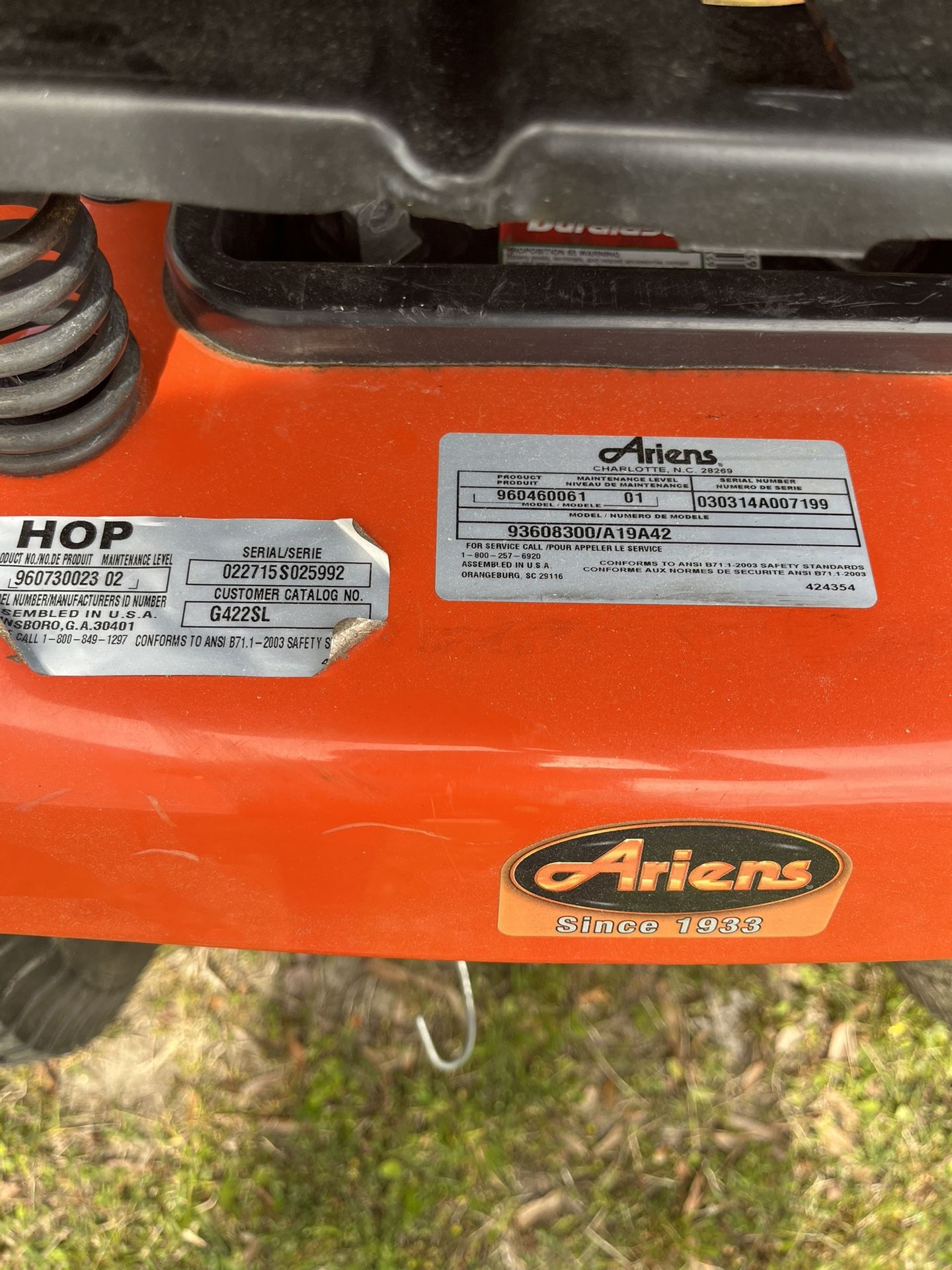 Ariens 2013 19hp Riding Mower