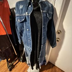 Denim Long Jacket 