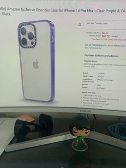 CASETIFY IPHONE 14 Pro Max Clear Purple Case