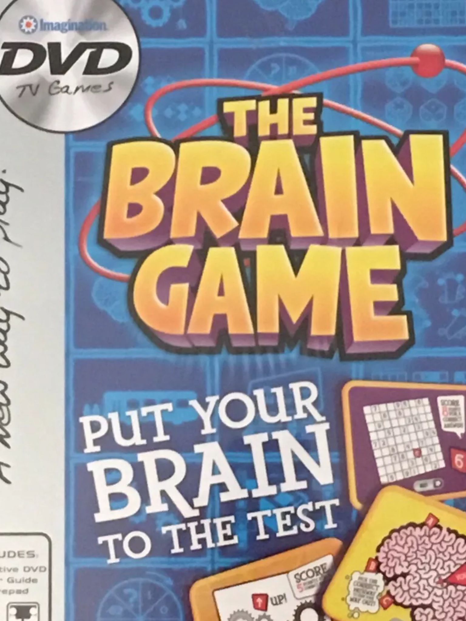 Imagination The Brain Game Interactive Multiplayer DVD TV Games, Sealed