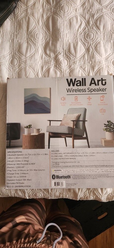 Bluetooth Wall Art Wireless Speaker