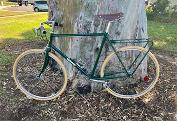 Papillionaire cafe racer bike Dutch European style Shimano 3 speed