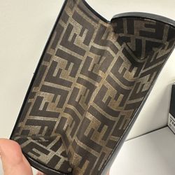 black Fendi hard case for sunglasses or eyeglasses 