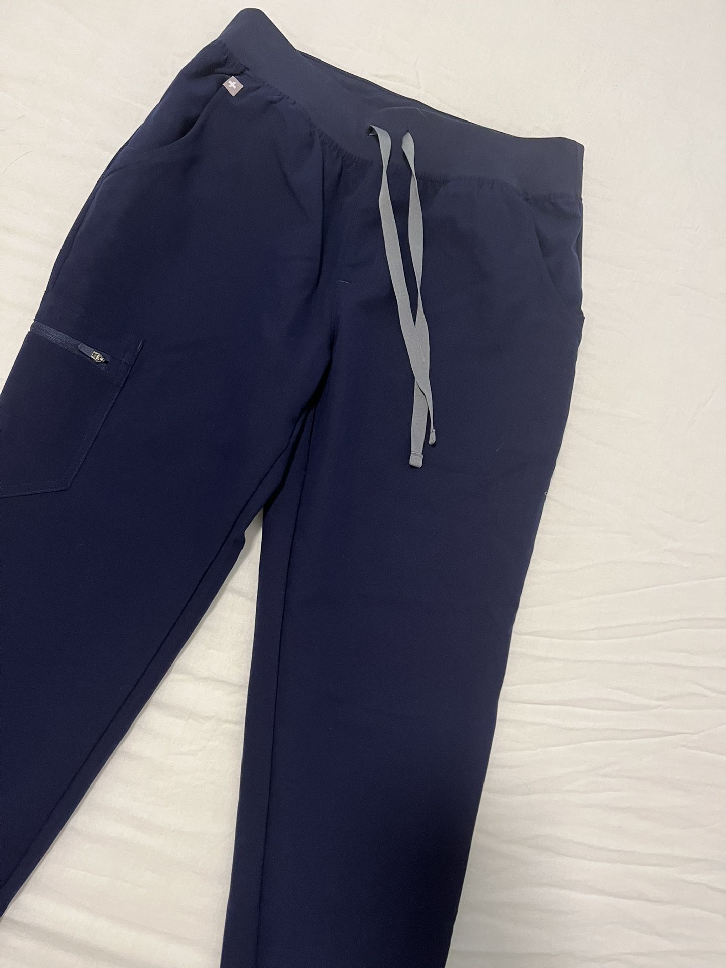 FIGS Navy Scrub Pant 3 Pair Lot, Small
