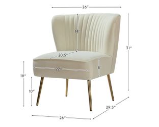 Ivory Velvet Chairs