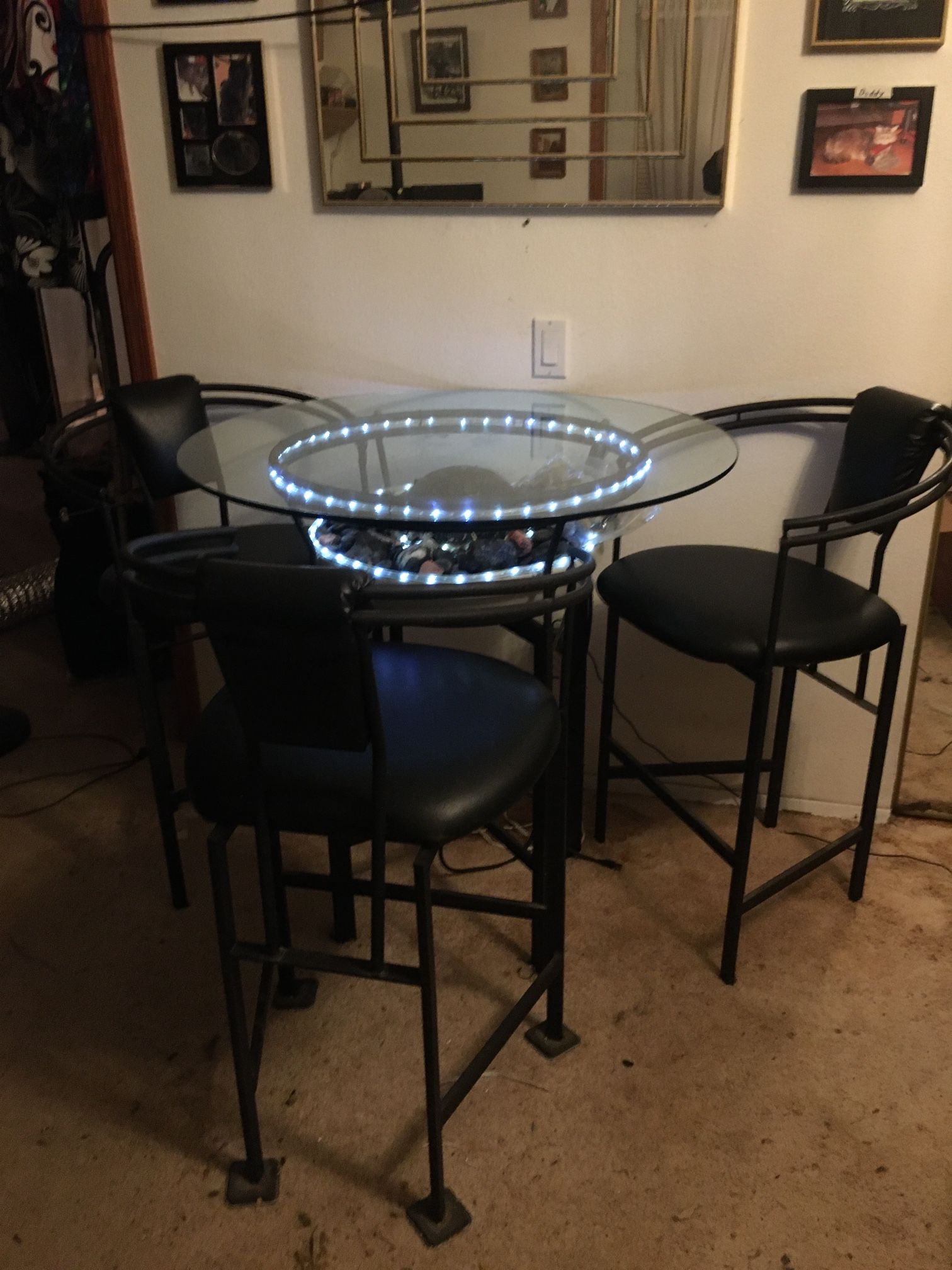 High-Top Bar Table & Chairs