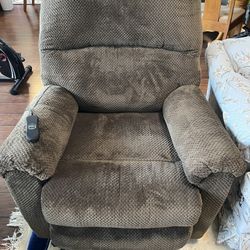 Power Lift Brown Recliner (Ashley)