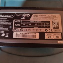 Broken Seasonic 1000w Platinum PSU