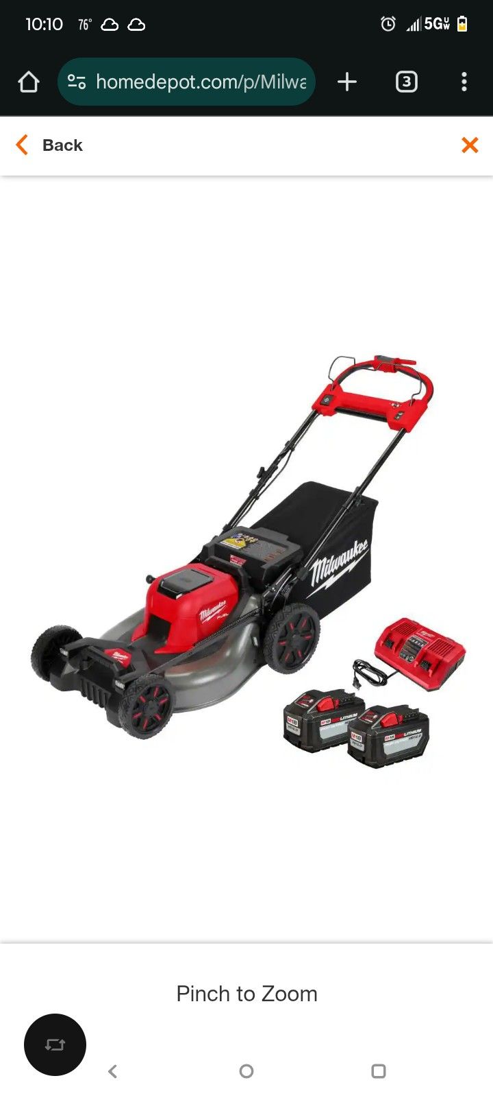 Milwaukee Lawn Mower 