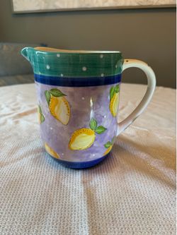 Lemon Pitcher -Essex Collection