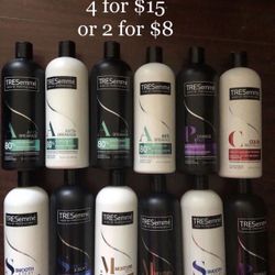 TRESemme Shampoo & Conditioner (big bottle, 22 fl oz) 2 for $8