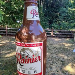 Original Wild Rainier Beer Prop! What Is This Piece of Seattle History Worth?