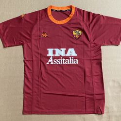 2000 AS Roma #10 Totti Soccer Jersey Size Medium 