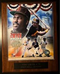 Tony Gwynn Photo Plaque