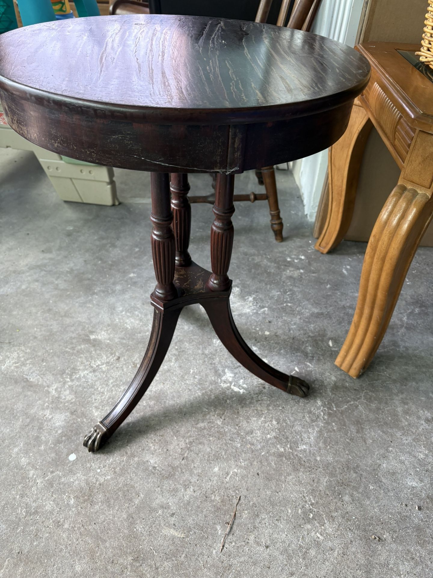 Round Antique Table