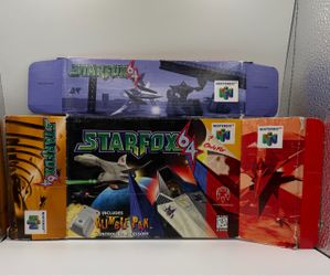 Starfox 64 N64 Original Box Only - No Game - Authentic