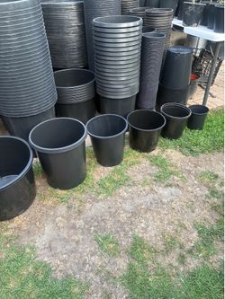New Plastic Nursery Grower Pots - See Description for pricing