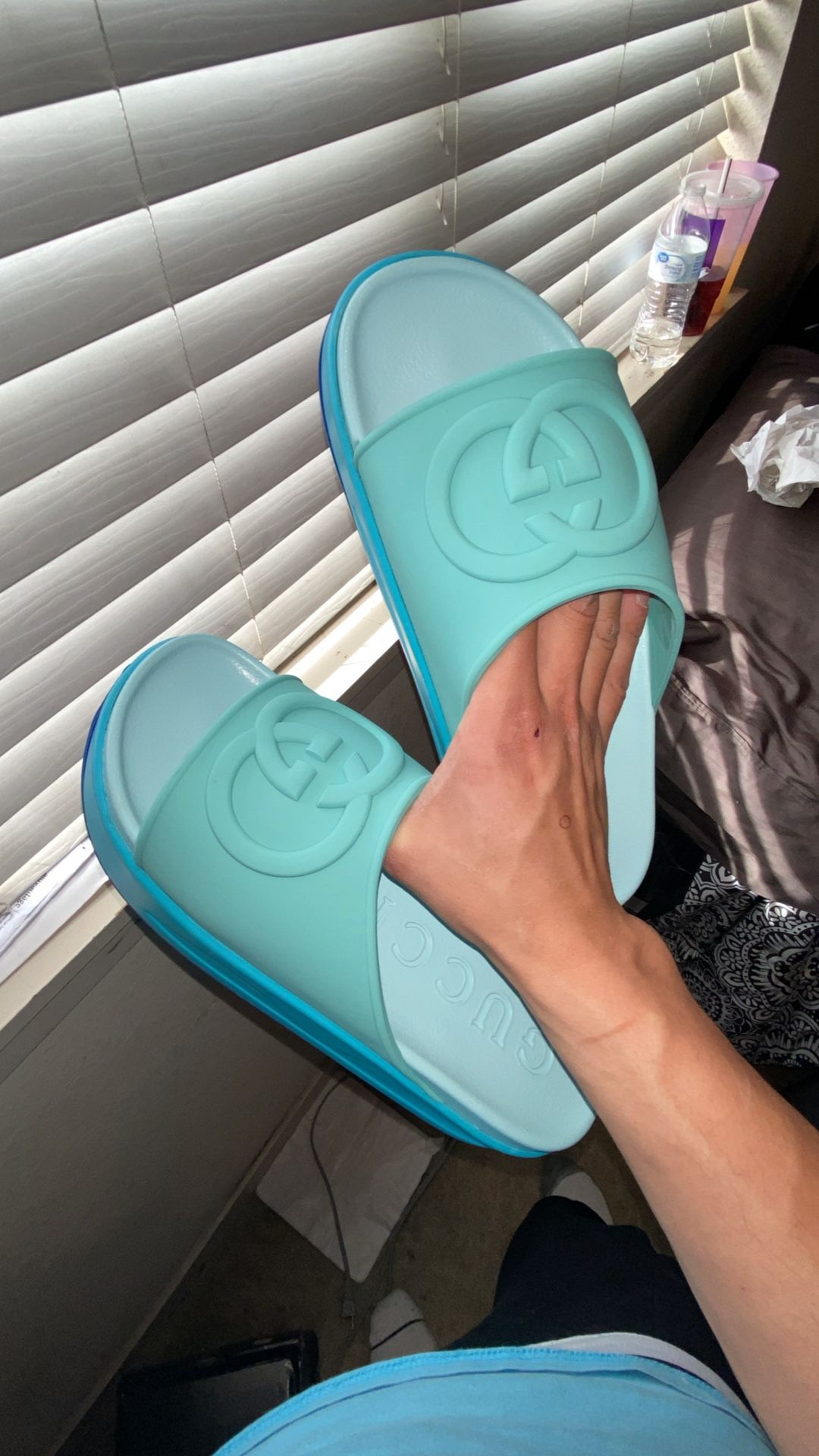 Gucci Double Sole Slides 