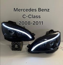 Mercedes Benz C-Class 2008-2011 Headlights