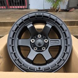 17" FUEL BLOCK  offroad brand rims/wheels 17x9 -12mm Ofsr