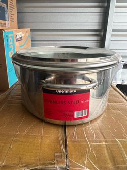 Chefmate Stainless Steel Roaster with Lid