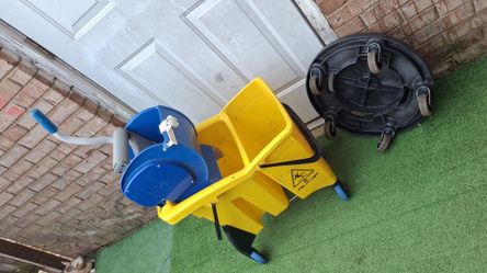 Mop bucket and container base