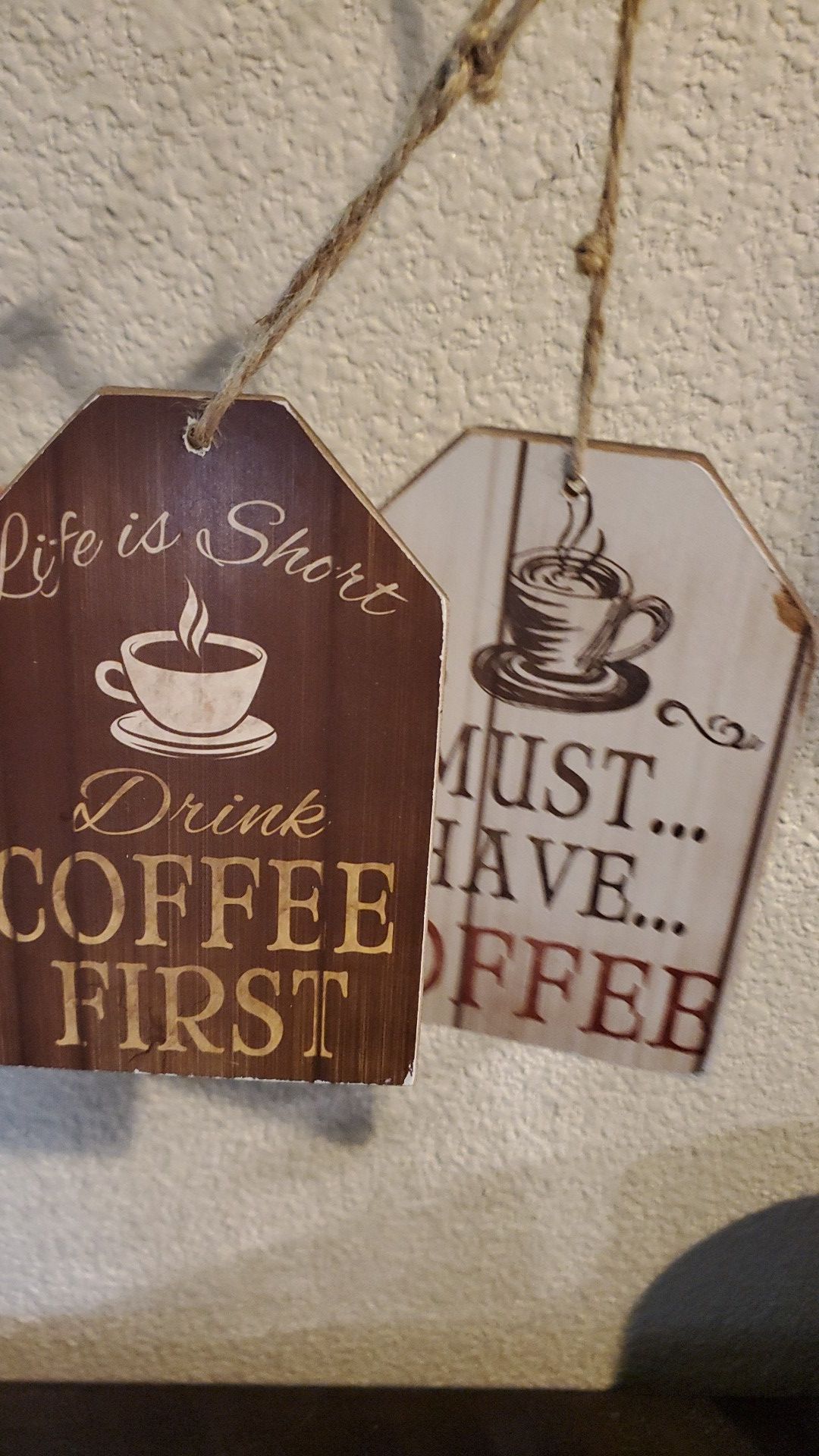 Coffee sign Tags