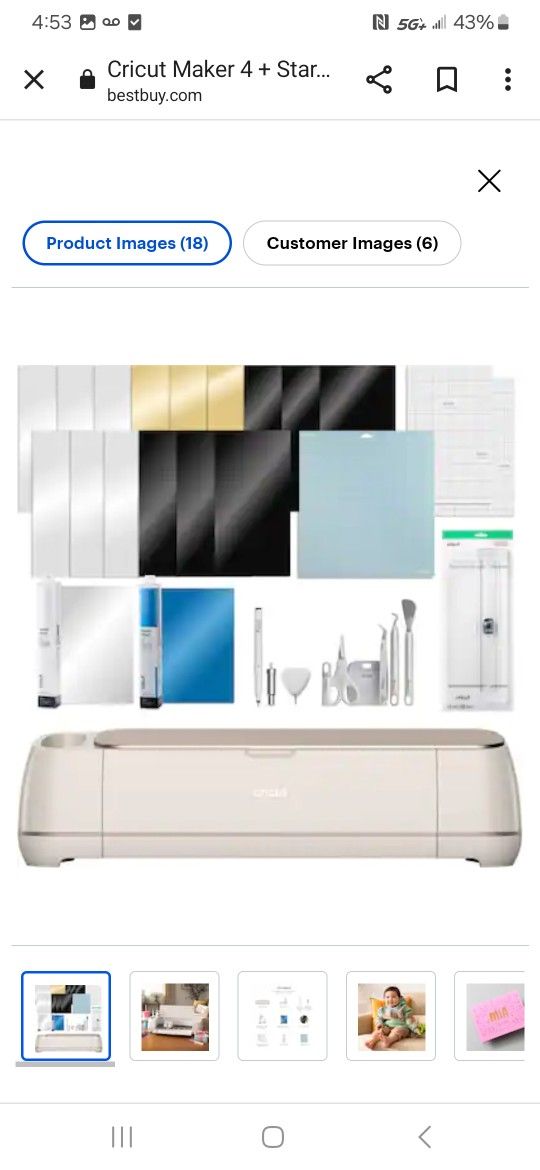 Cricut Machine Plus Starter Bundle