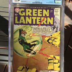 Green Lantern #3 (1960) CGC 4.5 — Full- page Ad For JLA #1; John Broome & Gil Kane