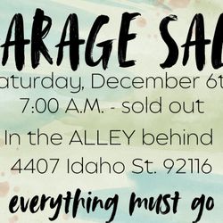 Garage Sale - Everything Must Go - Great Prices Or Make An Offer!