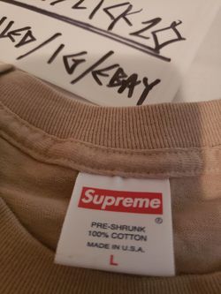 Supreme 2003 Brown on Brown final box logo tee *VERY RARE*